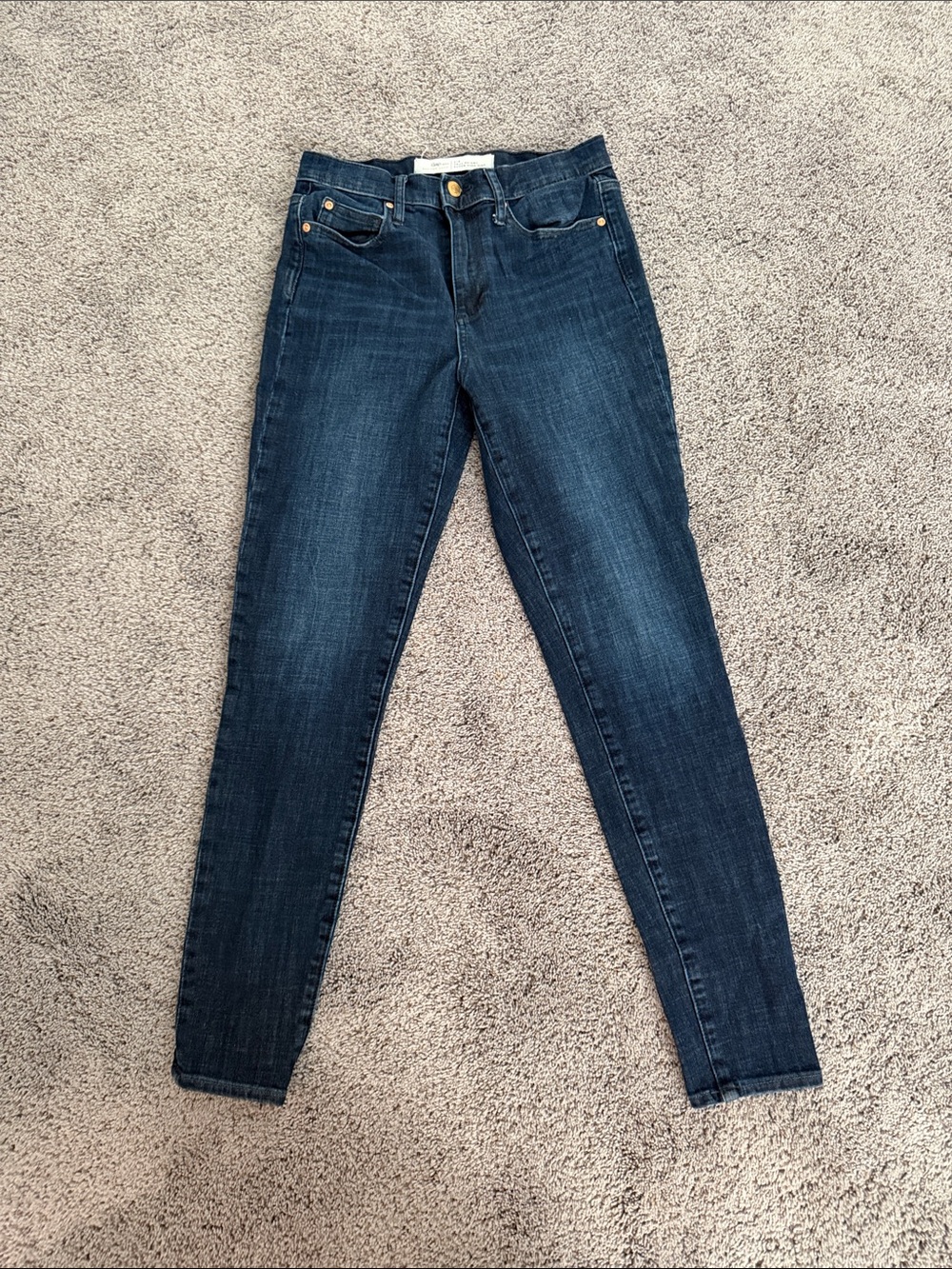GAP Women's Dark Blue Stretch Skinny Jeans